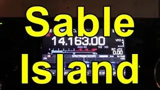 Ham radio contact to Sable Island