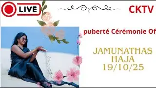 CKtv live Puberty Ceremony Jamunathas Haja 19/10/2025