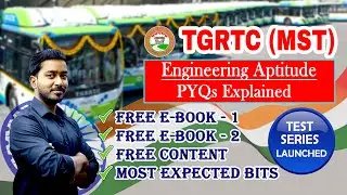 TGRTC ( MST) Engineering Aptitude PYQs Explained  Free Ebooks Test Series Launched JOIN NOW