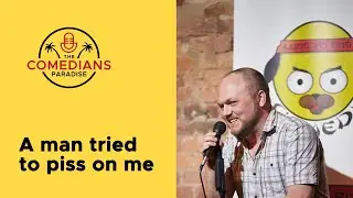 A man tries to piss on me