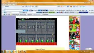 Luigi castle on fire
