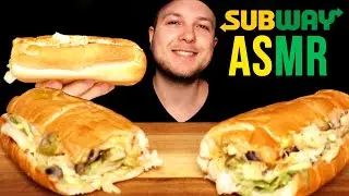 ASMR EATING SUBWAY CHICKEN BREAST MUKBANG | No Talking Eating Sounds | Chill Down ASMR