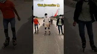 Takla ka reaction 🤣#inlineskating #skater #skatingvideos