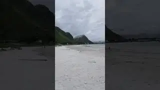 Lofoty Ramberg Beach piasek #lofoten #ramberg