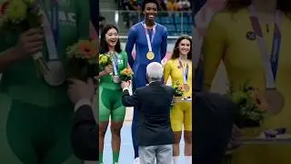 🏆 Silver Medalist Gets Two Bouquets at Award Ceremony | Stunning Athlete Moments #Shorts #aivideo