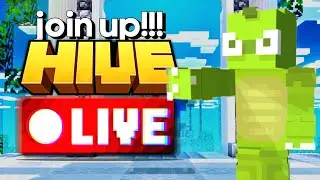 HIVE LIVE 🔴 SMOOTH STREAM TONIGHT PLS YT 🔴🙏🏼🎉🐊 MINECRAFT LIVE ON YOUTUBE 🐊 PARTIES, CS AND MORE! 💥