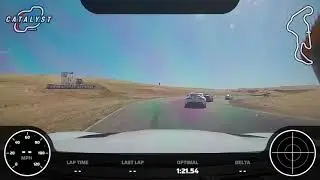 Thunderhill Raceway West 2 mile 1:23 jaguar F-type R Time Attack race On Grid motorsport meet up.