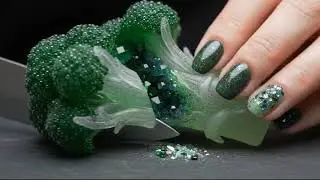 Crystal Vegetables Cutting &ndash; Visual ASMR Part 1 #asmr #ai #fruit #cuttingasmr #fyp #glass #relaxing