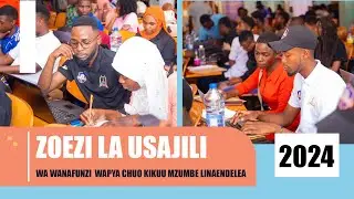 ZOEZI LA USAJILI WA WANAFUNZI WAPYA WA SHAHADA LINAENDELEA CHUO KIKUU MZUMBE