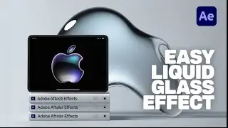Apple Liquid Glass Effect in After Effects - After Effects Tutorial | No Plugins