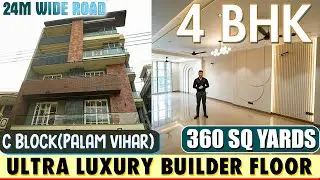 LUXURY 4BHK 360 Sq Yards (FULL TOUR) In C-Block Palam Vihar, Gurgaon Call us 9696100500 #realestate