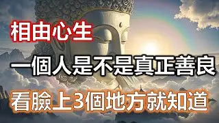相由心生，一個人是不是真正善良，看臉上這3個地方就知道！比算命還准，快看看你是不是#風水#因果#智慧#風水#因果#智慧#風水#因果#智慧
