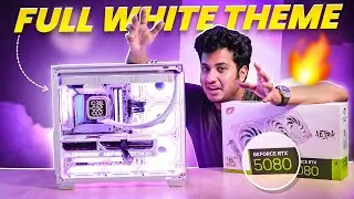 4K White Theme Gaming PC ft  Colorful igame Geforce RTX 5080 Ultra White