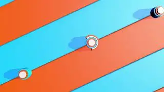 Looped Animation With Geometric Shapes Infinite Satisfying Background  4K Video | No Copyright Video