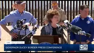 Gail Griffin talks at the Border in Douglas AZ 3-19-21