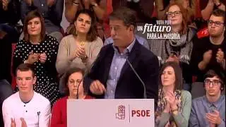 Pedro Sánchez  interviene en un mitin en A Coruña