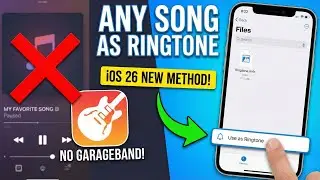 How to Set ANY Song as iPhone Ringtone (No GarageBand) - 2026 New Method!