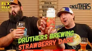 Druthers Brewing Co. | Strawberry Dare (Fruited Gose) | Beer Review #706
