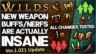 Monster Hunter Wilds - New Weapon Buffs Are Actually OP - Testing, Best Builds & New Attacks Guide!