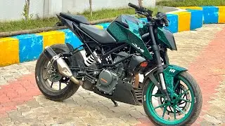 duke 390 carbon fiber wrap / green forged carbon wrap
