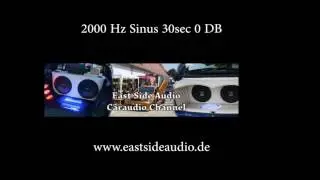 2000 Hz 2kHz  Sinus Ton Wave 0DB f&uuml;r Hifi Audio Test Testton 30sec
