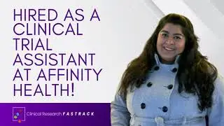 Aayushi was hired as a Clinical Trial Assistant at Affinity Health!