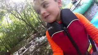 Kids Rafting on the Upper New River