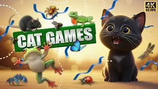 CAT GAMES 🐾3D Game for Cats | Video for Cats  &ndash; Ultimate CAT TV #64😻 4K60FPS