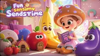 Fun Sensory Playtime with Cute Fruits & Fairy 🍎🍌🍇 | Fun Sensory Playtime