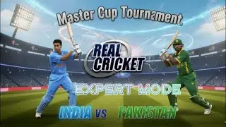 MASTER CUP TOURNAMENT INDIA VS PAKISTAN|| REAL CRICKET || EXPERT MODE GAME PLAY