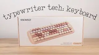 testing a $10 TYPEWRITER KEYBOARD