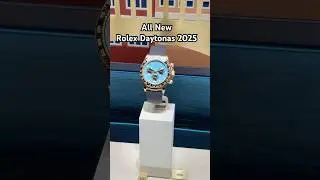 All new Rolex Daytona 2025 Watches Wonders Money Dial John Mayer Tiffany Meteorite Oysterflex Uhren