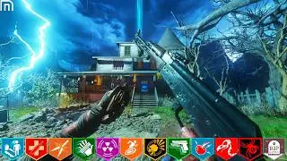 HALLOWED HALLS: SPOOKY Halloween Themed CoD Zombies Challenge (Black Ops 3