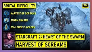 Starcraft 2: Heart of the Swarm - Harvest of Screams - Brutal w/ Mastery Achievement & Bonus