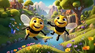 Two Bumblebees Buzz in Boots | Fun Insect Song for Kids | Nursery Rhymes and Baby Songs