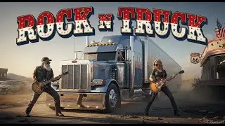 . Rock N Truck: Diesel Heart, Country Soul ❤️🚛 #LongHaulLife #CountryRockers #RoadTripVibes