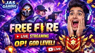 🔥 BR RANK PUSH LIVE | OP GAMEPLAY 😱 | JAS GAMING