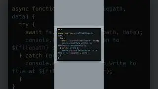 Async File Handling in Node.js #NodeJS