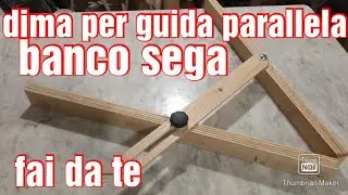 dima per guida parallela al banco sega