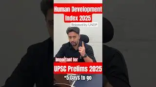 HDI 2025 Released by UNDP | India&rsquo;s Rank & Insights Explained | UPSC Prelims 2025.
