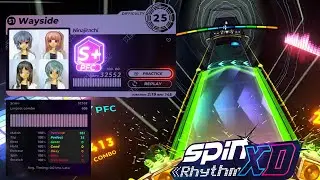 Spin Rhythm XD - Wayside by Ninajirachi - XD Difficulty 25 PFC (perfect full combo)