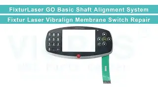 FixturLaser GO Basic Shaft Alignment System Fixtur Laser Vibralign Keypad Membrane Replacement