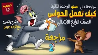 مراجعة الجزء الثاني من المفهوم الأول وحل امتحان | علوم رابعة ابتدائي مع توم وجيري
