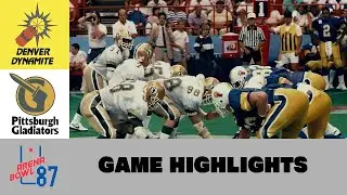 ArenaBowl ‘87 Highlights - Denver Dynamite @ Pittsburgh Gladiators, August 1st, 1987
