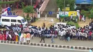 SFI march in palakkad collectorate