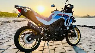 Проверка звука Honda XL 750 Transalp с LeoVince One Evo Black с DB Eater и без него