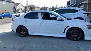 Mitsubishi evolution X Straight pipe! (450hp)