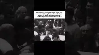 The sadam Hussein mistake #sadamhussain #isreal #america