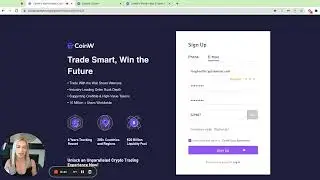 CoinW Signup Tutorial