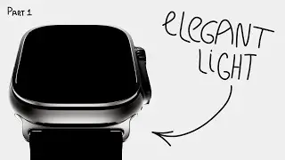 Apple product render Elegent light in Redshift (Part 1)